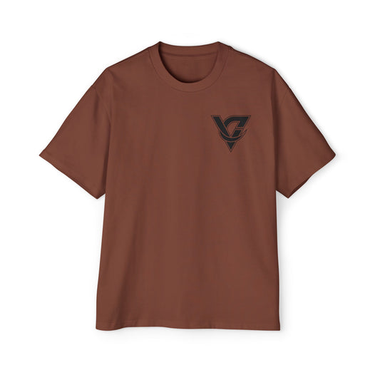 Graphic Tee — Minimal Geometric V Logo Chest Print