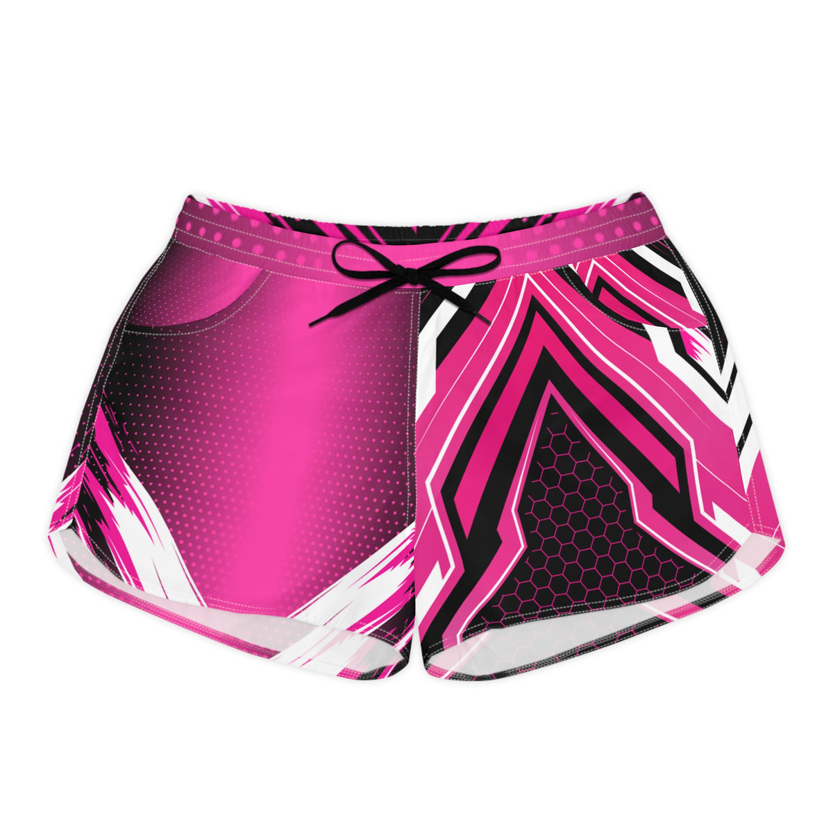 Women's Multipurpose Athletic Shorts with Pockets | Magenta Streak