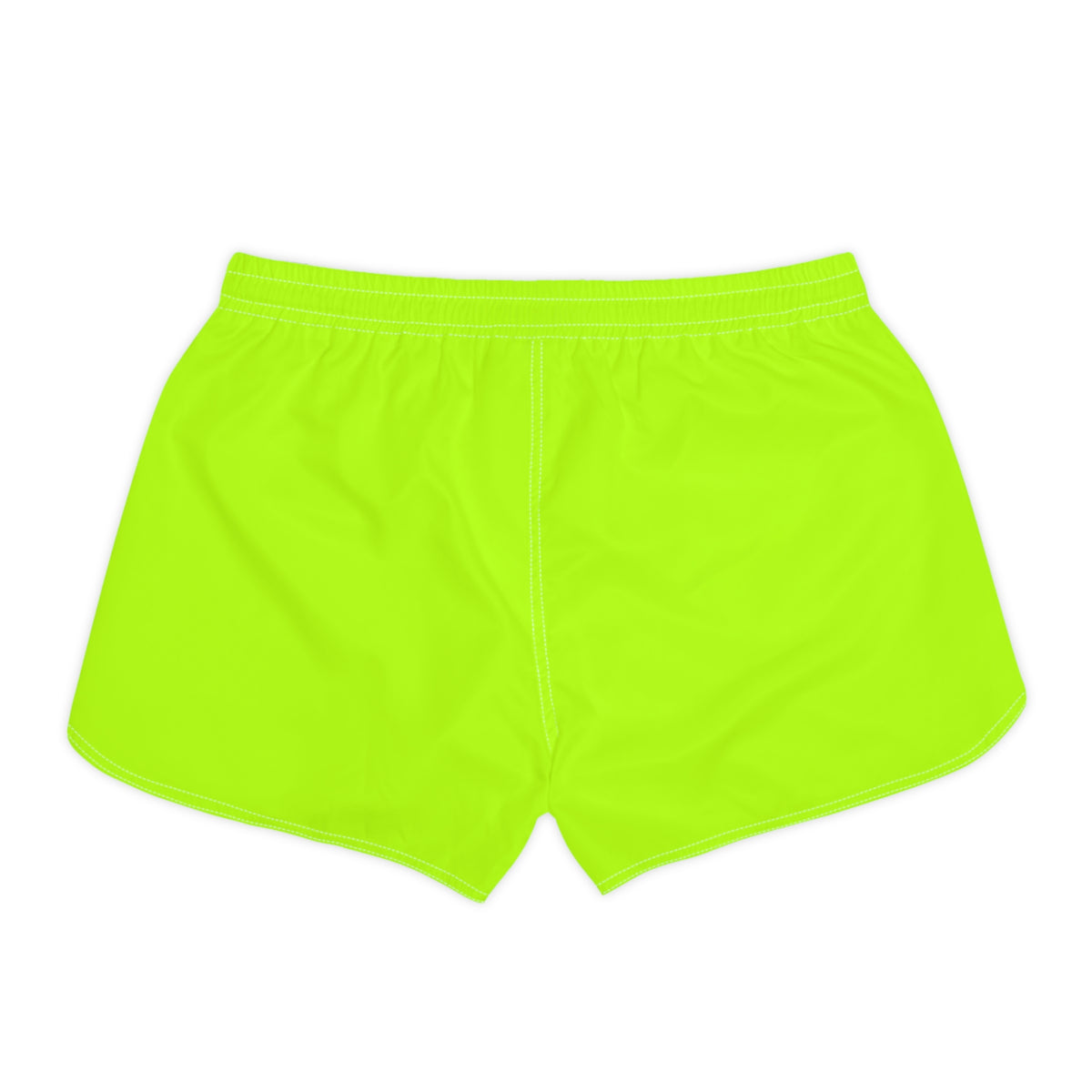 Vantacore Solid Lime Green Women's Athletic Shorts with Pockets