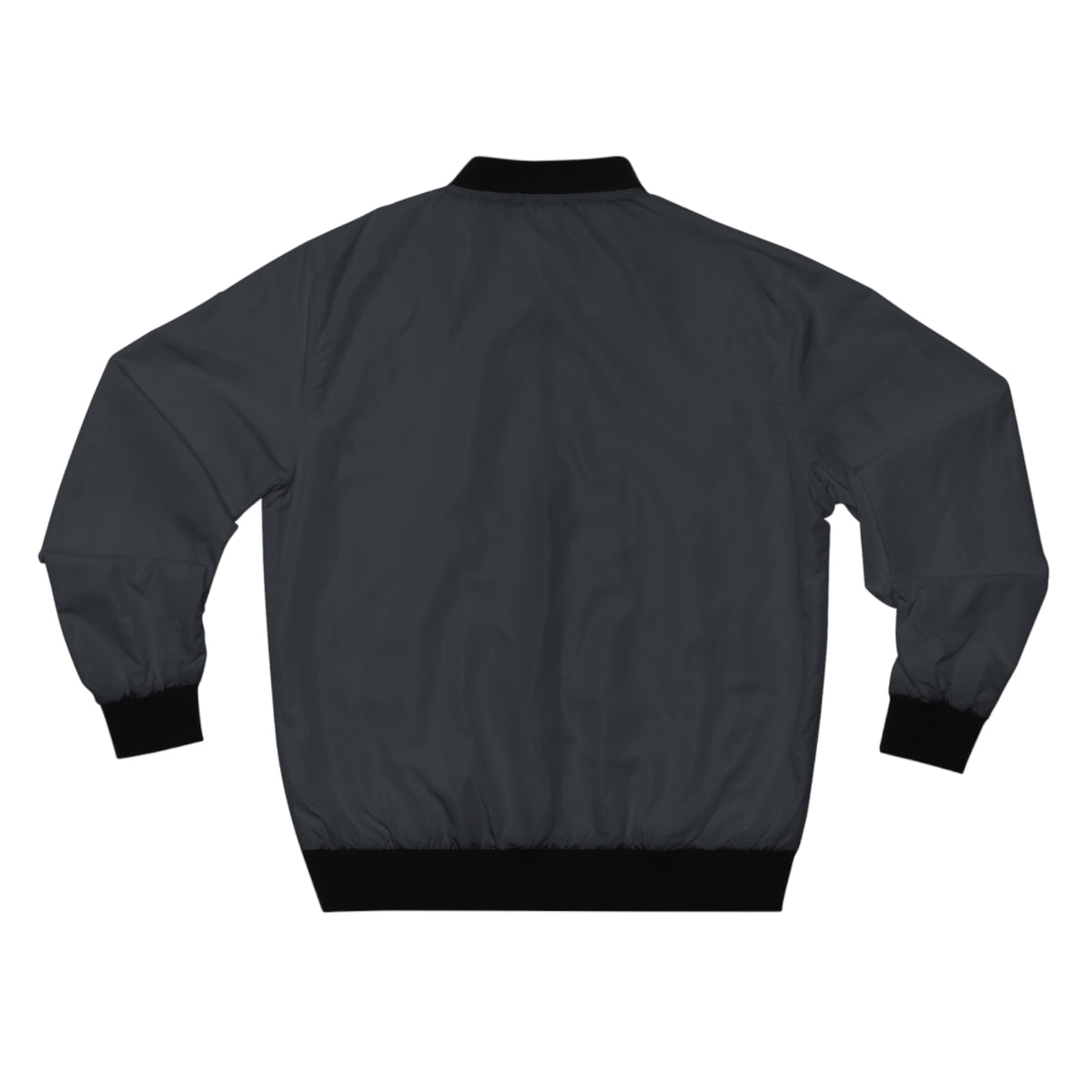 Men's Built Different Bomber Jacket – Charcoal Motivational Gym Jacket
