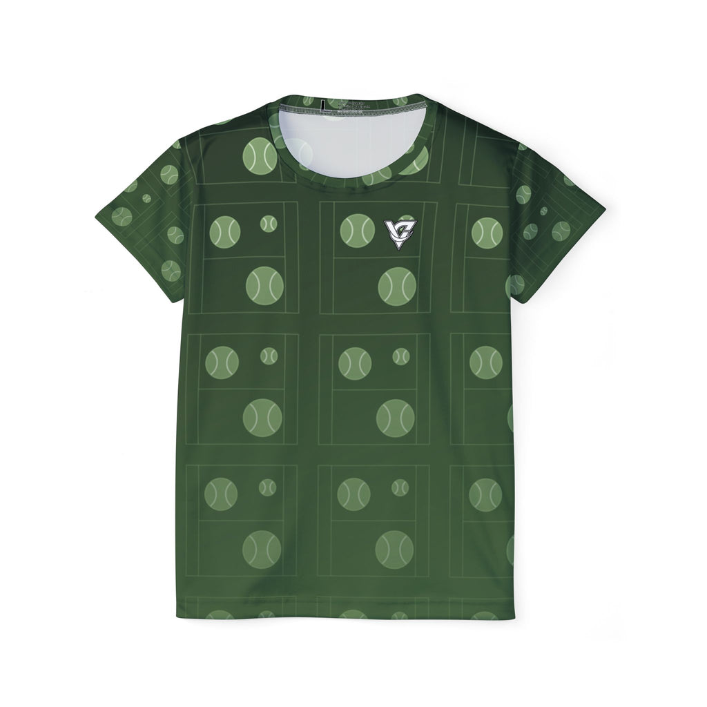 Tennis Forest Camo Baseline Seam Women's Sports Jersey