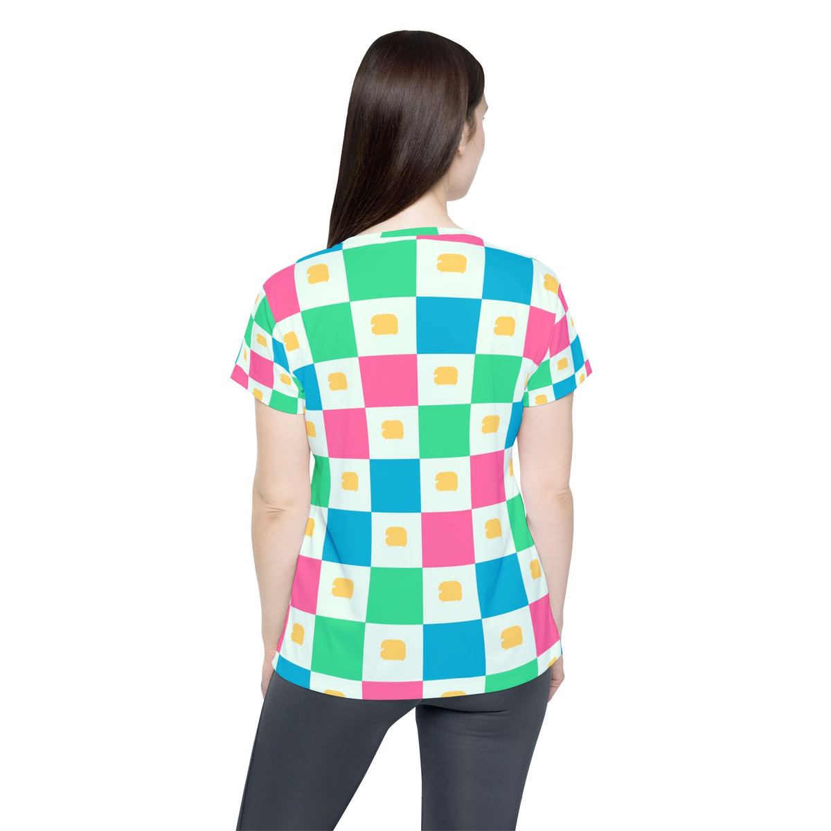 Combat Sports Mint Sorbet Checker Drive Women's Sports Jersey