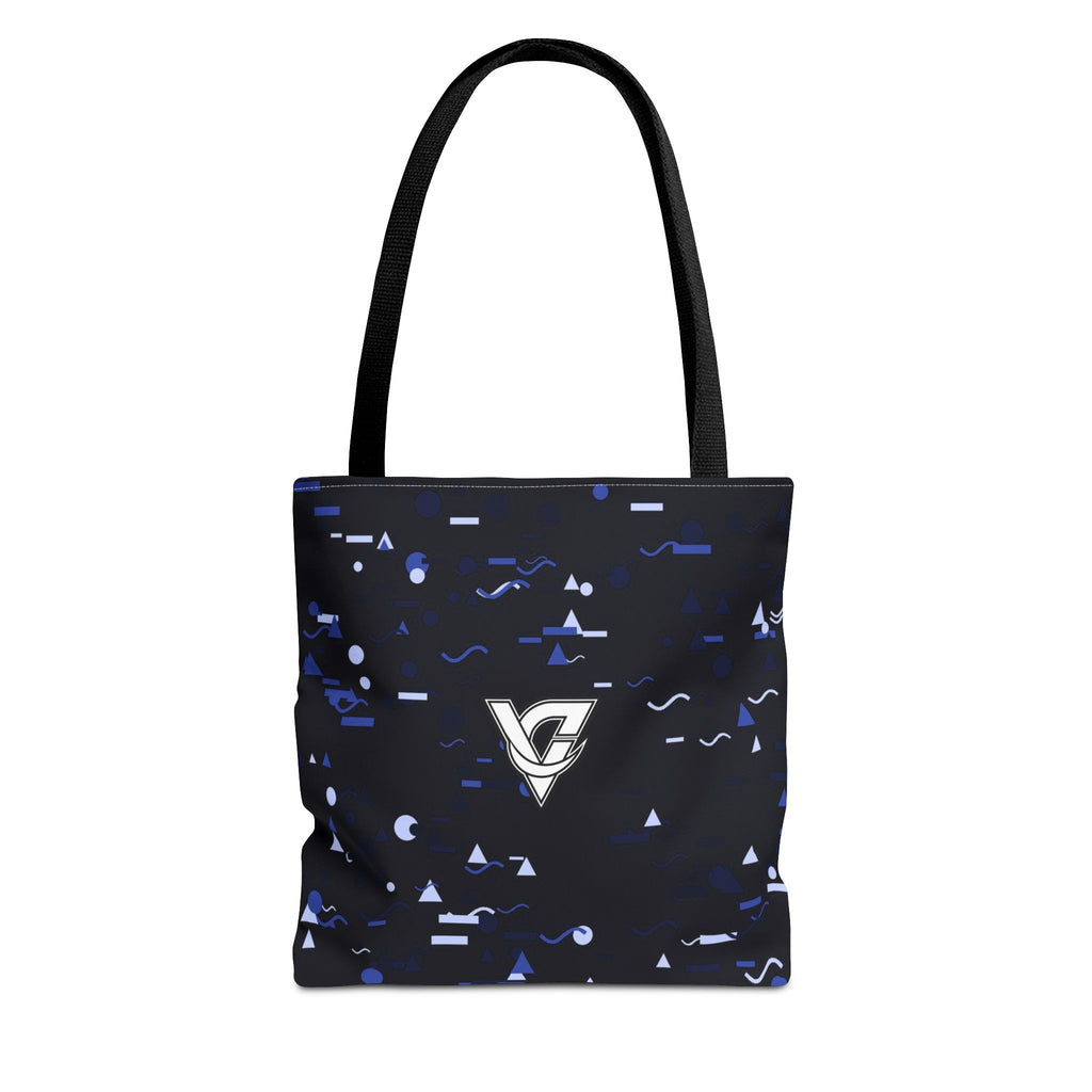 Midnight Confetti Tote Bag — All-Over Print Gym & Everyday Tote