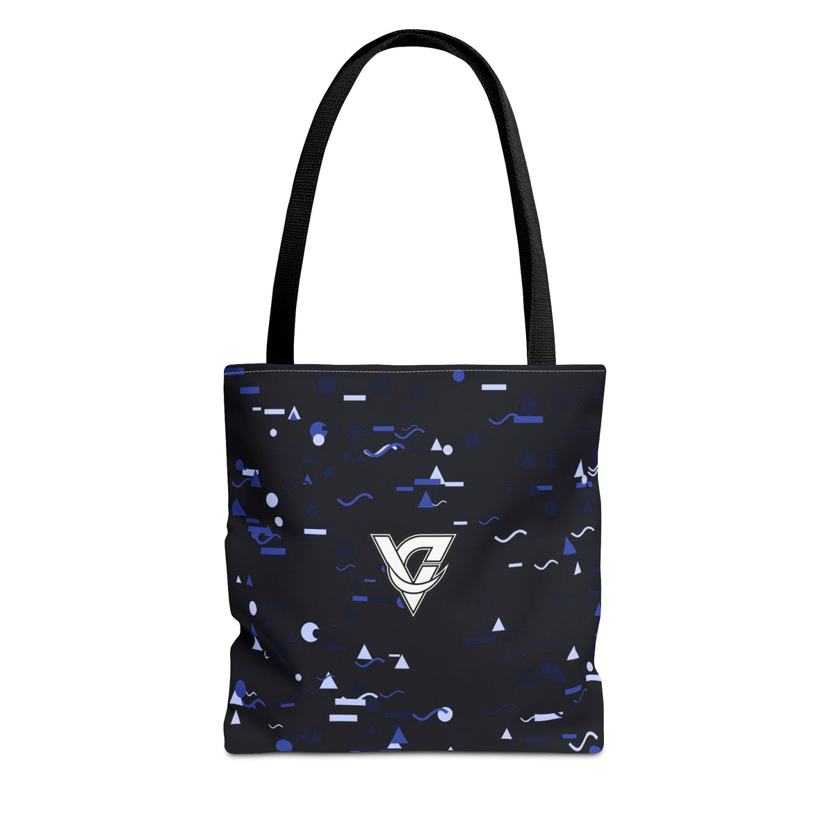 Midnight Confetti Tote Bag — All-Over Print Gym & Everyday Tote