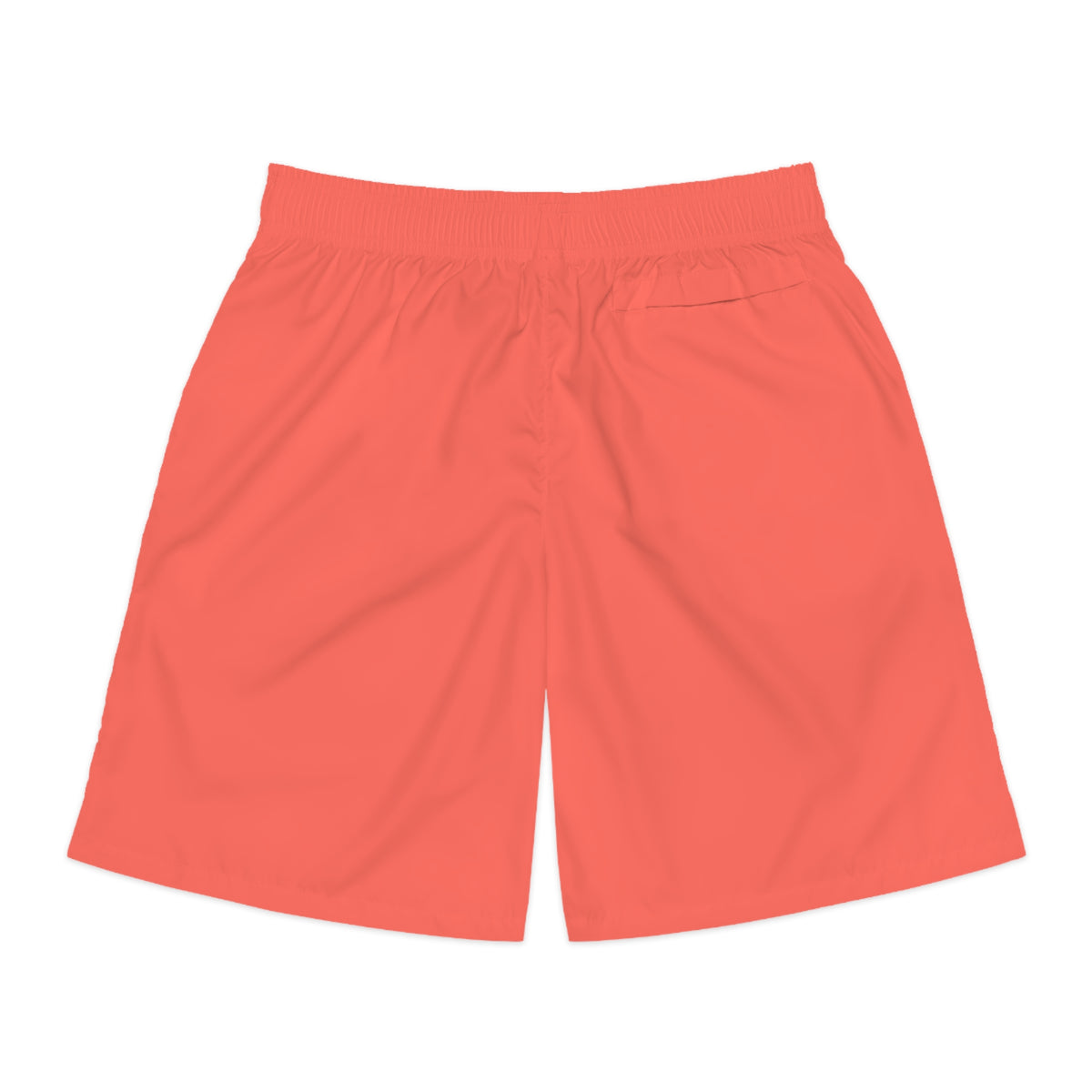 Vantacore Solid Coral Men's Athletic Shorts with Pockets