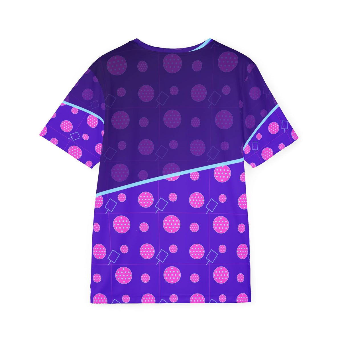 Pickleball Ultra Violet Dink Dot Men's Sports Jersey