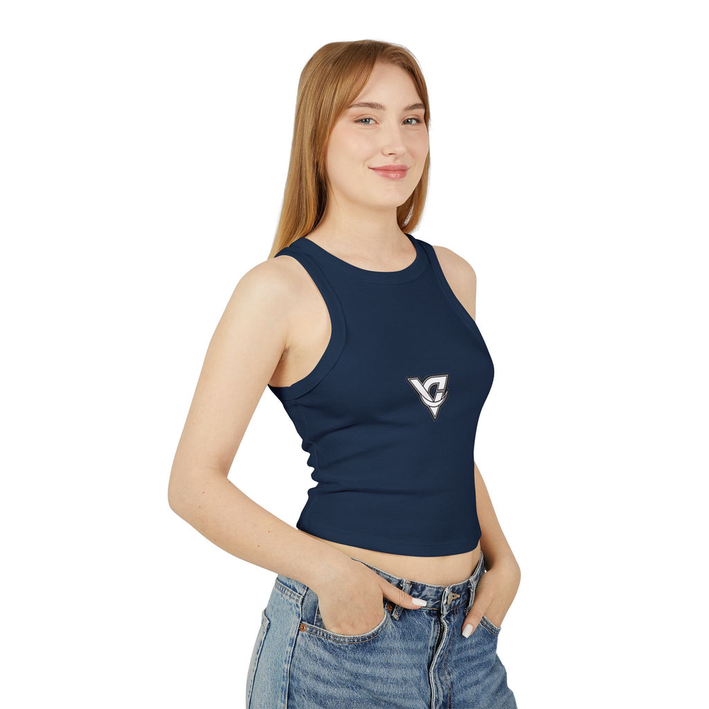 Bold V Emblem Women's Racerback Tank