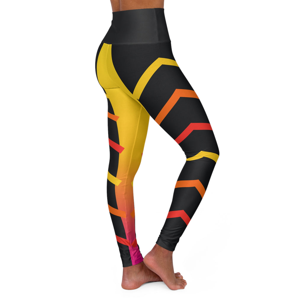 Solar Pulse High-Waisted Yoga Leggings