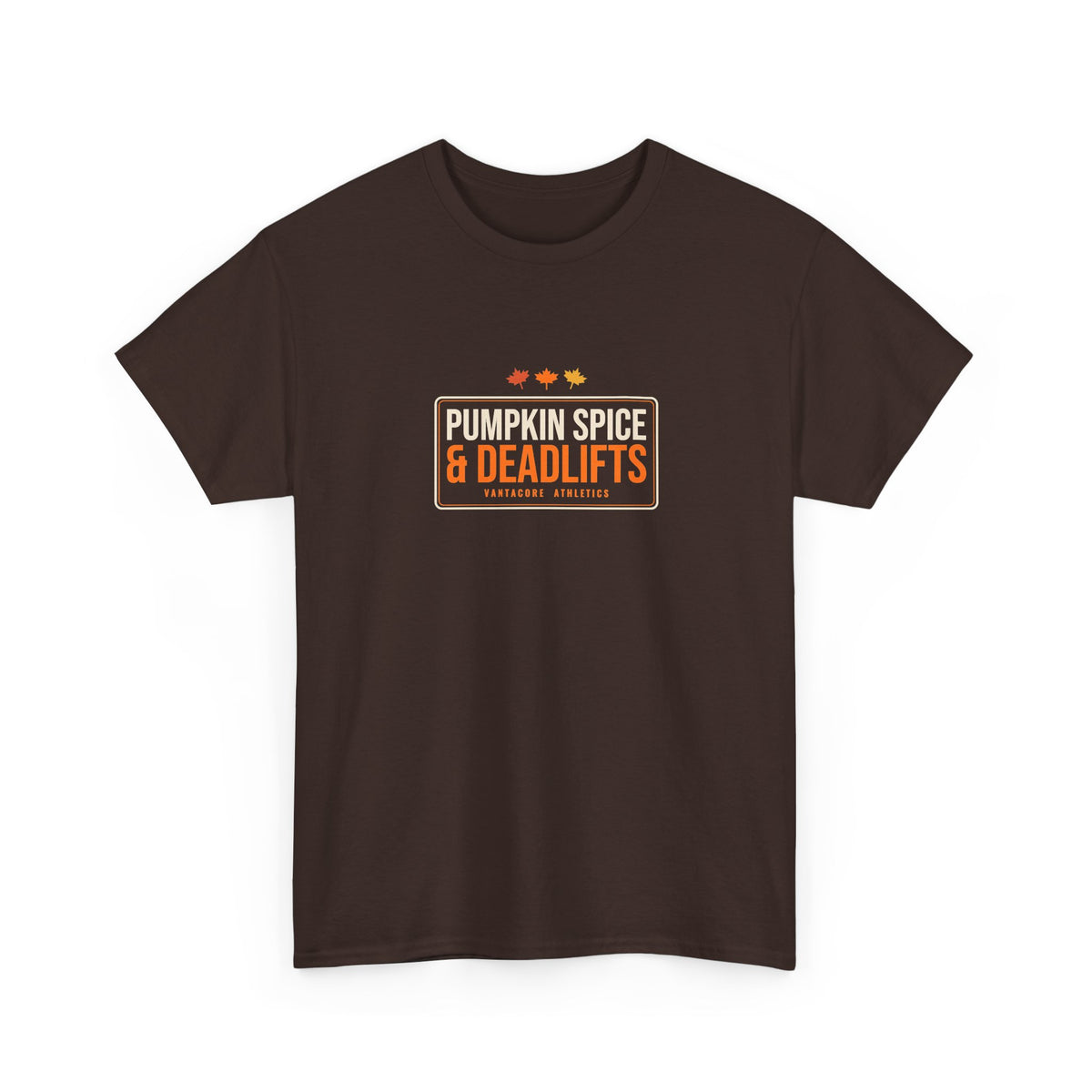 Pumpkin Spice & Deadlifts | Men's Graphic Gym T-Shirt