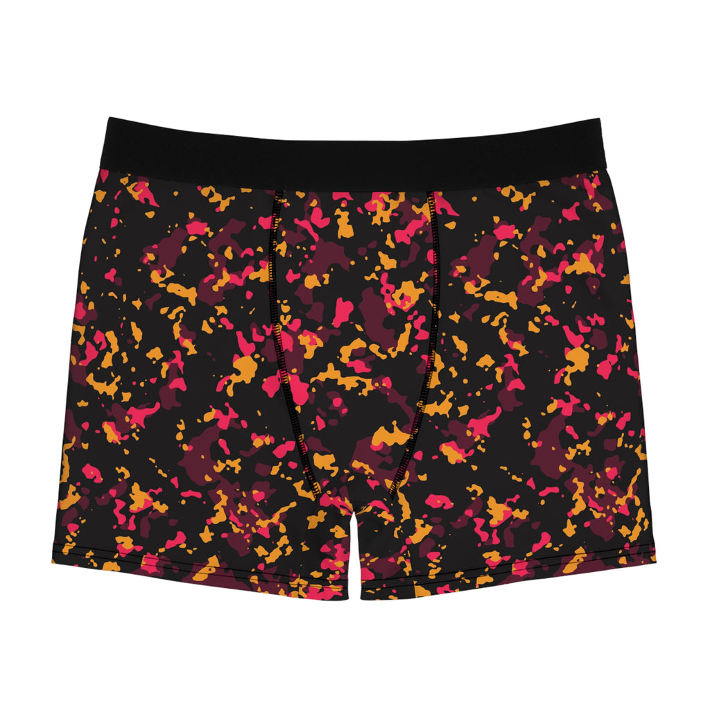 Infrared Splatter Men's Boxer Briefs — Performance Underwear