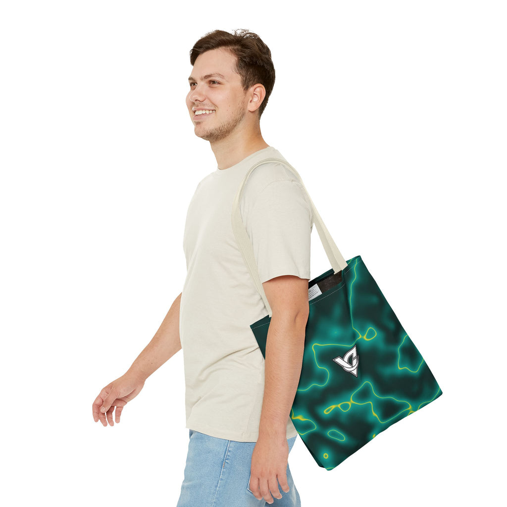 Tropic Marble Tote Bag — All-Over Print Gym & Everyday Tote