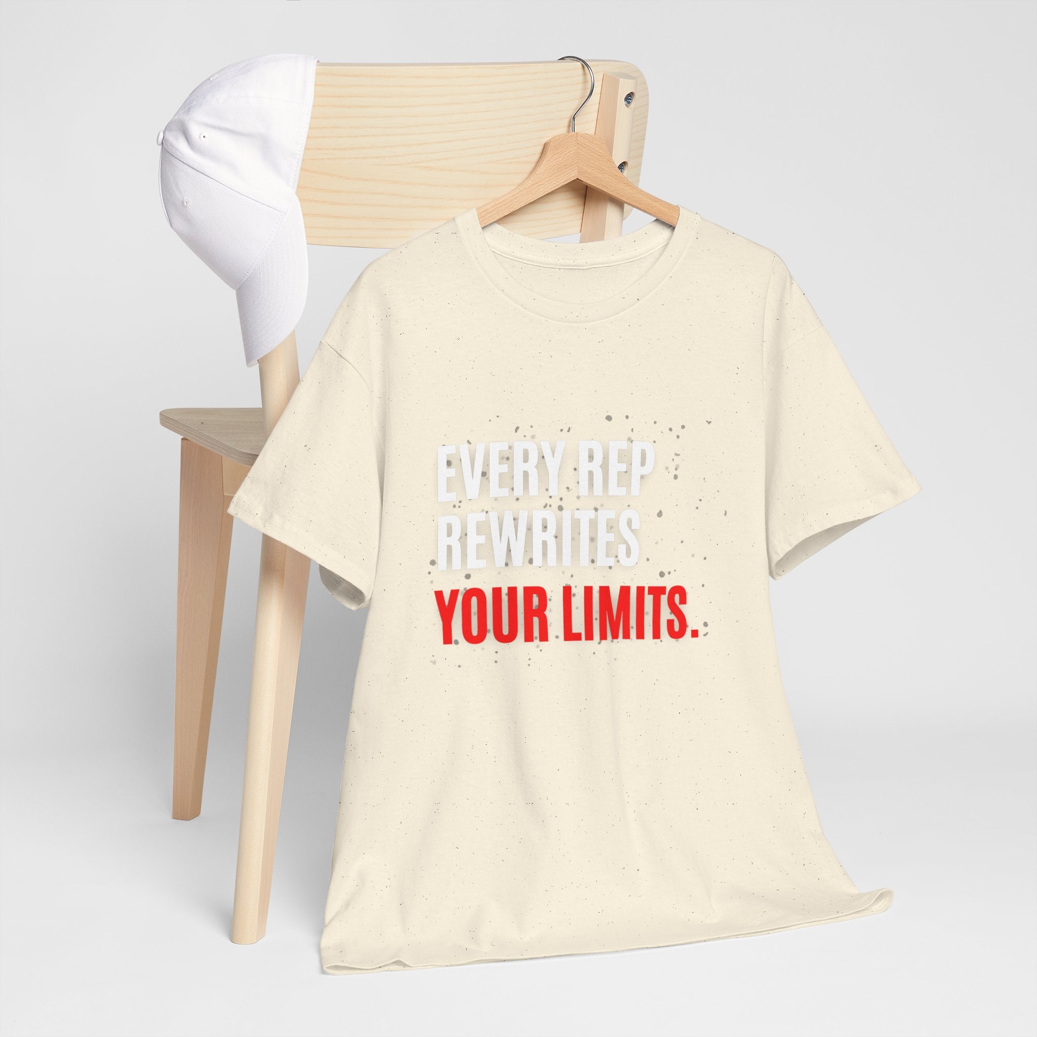 Every Rep Rewrites Your Limits | Motivational Gym T-Shirt