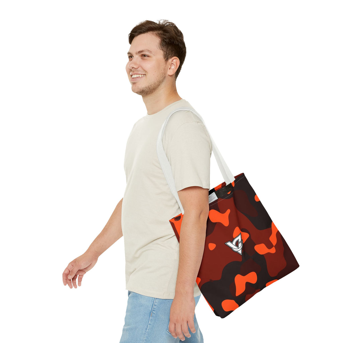 Ember Camo Tote Bag — All-Over Print Gym & Everyday Tote