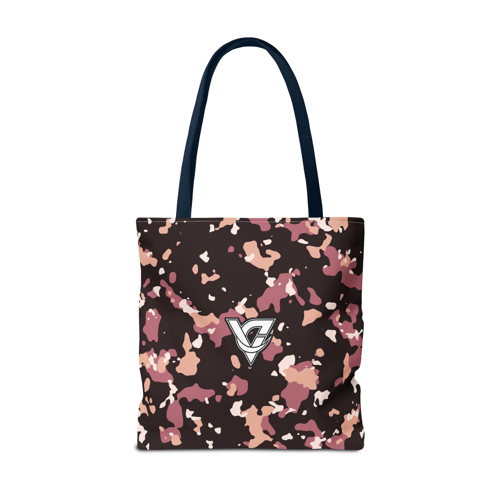 Rose Gold Splatter Tote Bag — All-Over Print Gym & Everyday Tote