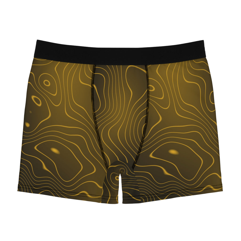Mustard Topo Men's Boxer Briefs — Performance Underwear