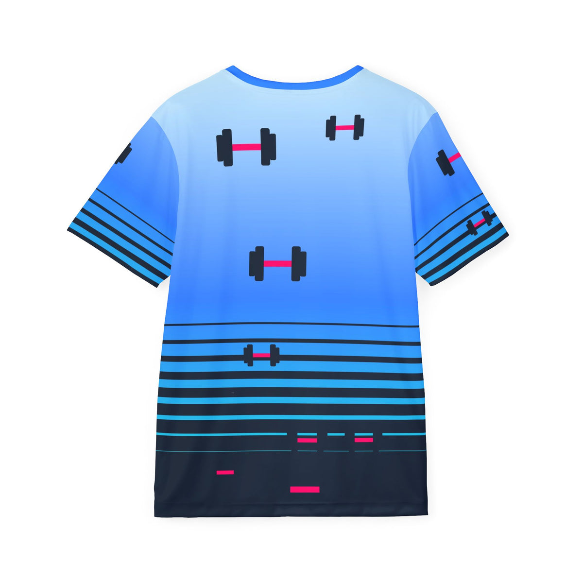 Training & Gym Arctic Neon Horizon Fade Men's Sports Jersey