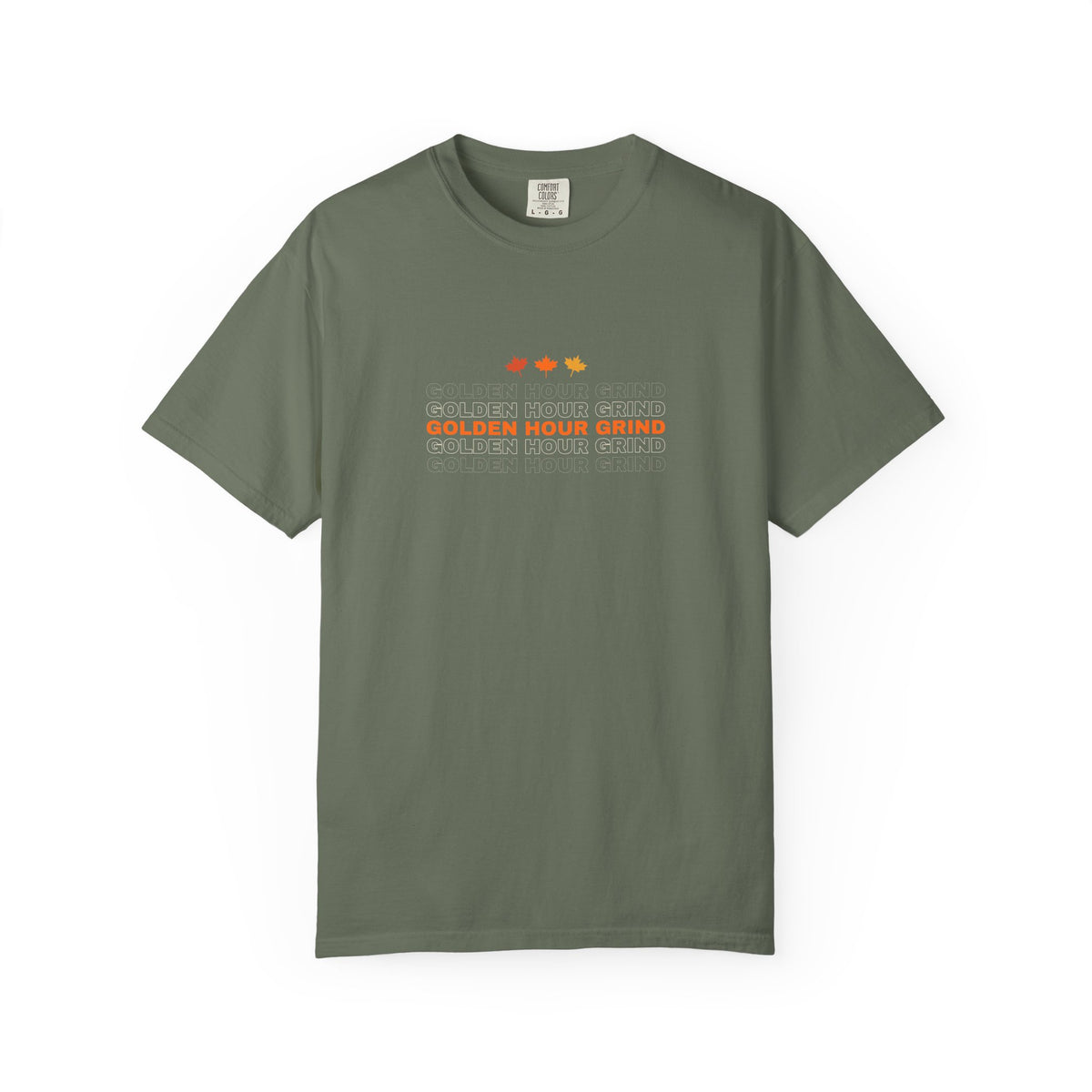 Golden Hour Grind | Women's Garment-Dyed Graphic Tee