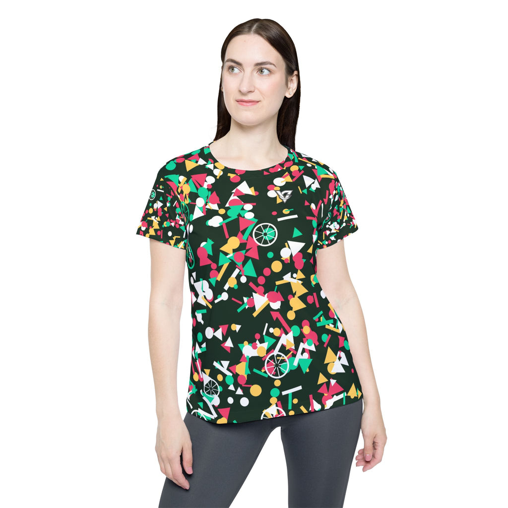 Cycling Watermelon Confetti Pop Women's Sports Jersey
