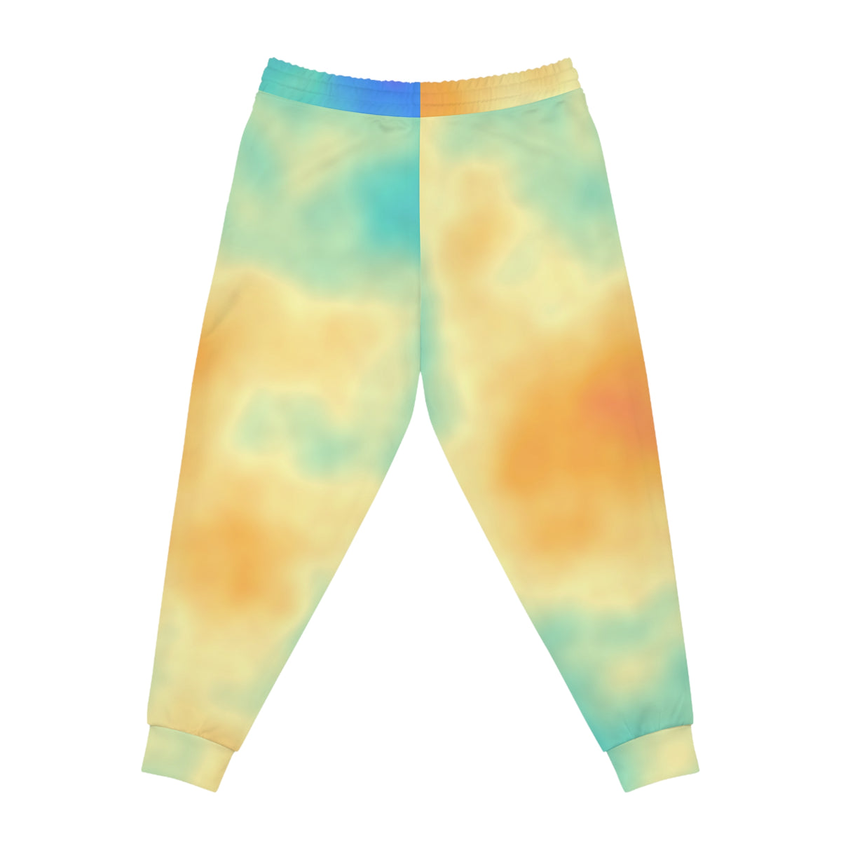 Women's Watercolor Bloom Joggers – Colorful All-Over Print Athletic Jogger Pants