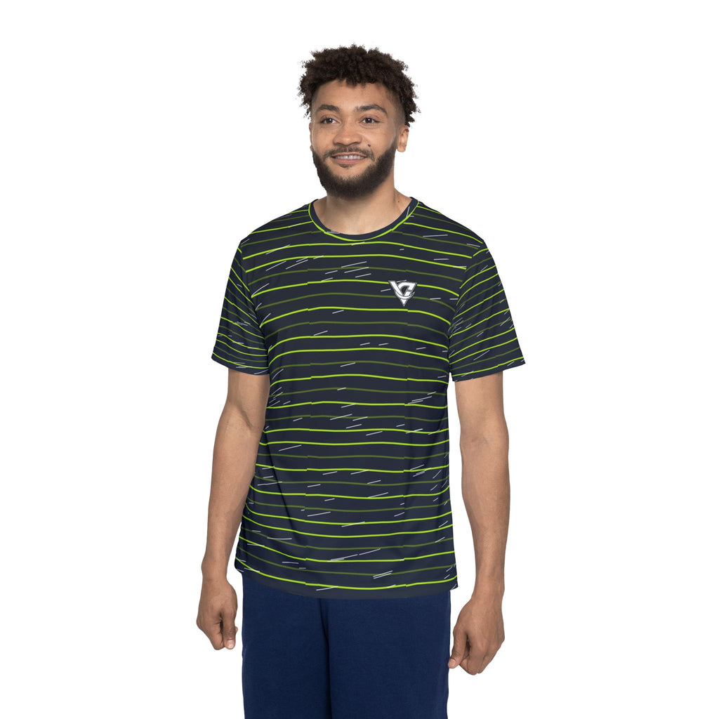 Running Volt Night Pace Lanes Men's Sports Jersey