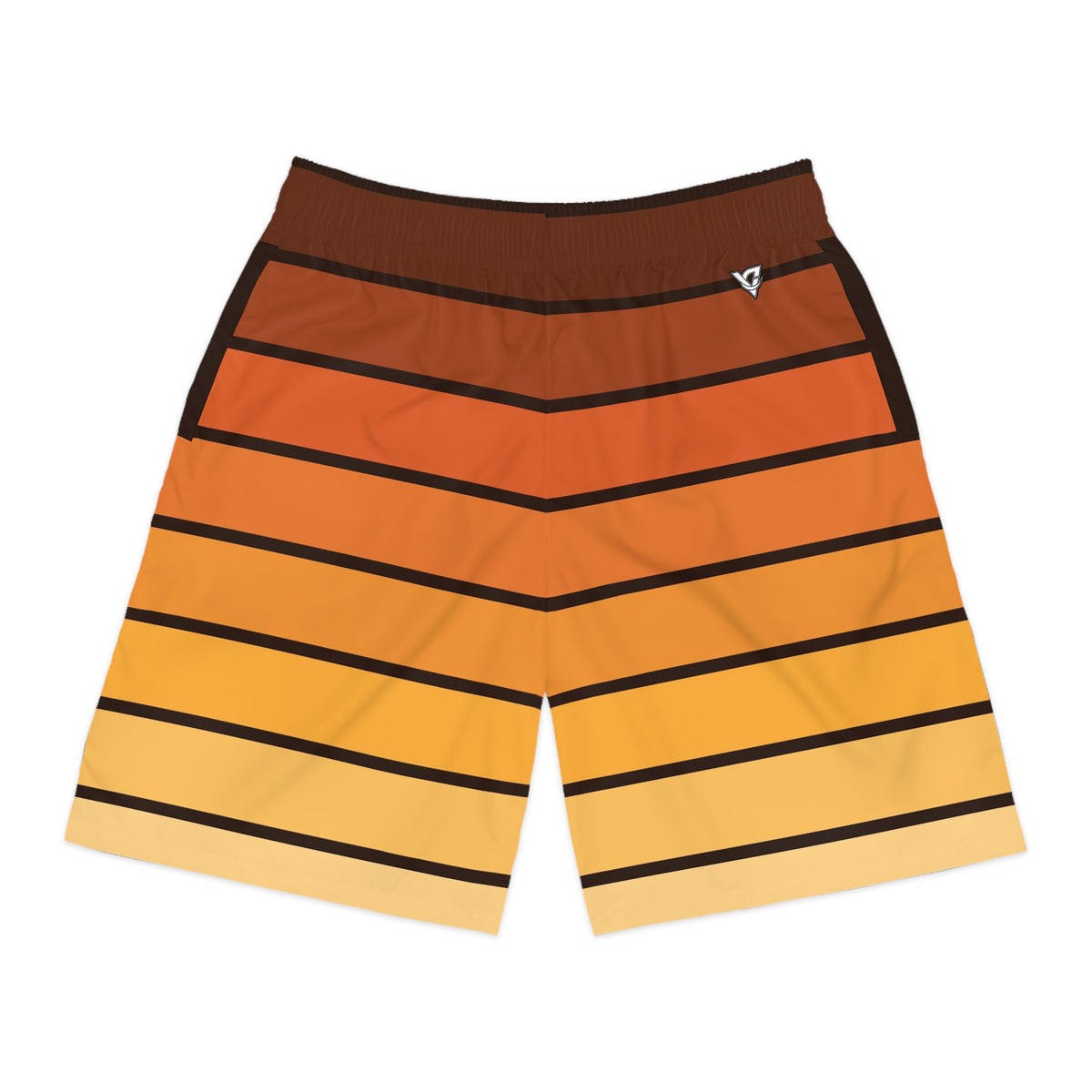 Men's Golden Hour Horizon Performance Jogger Athletic Shorts with Pockets