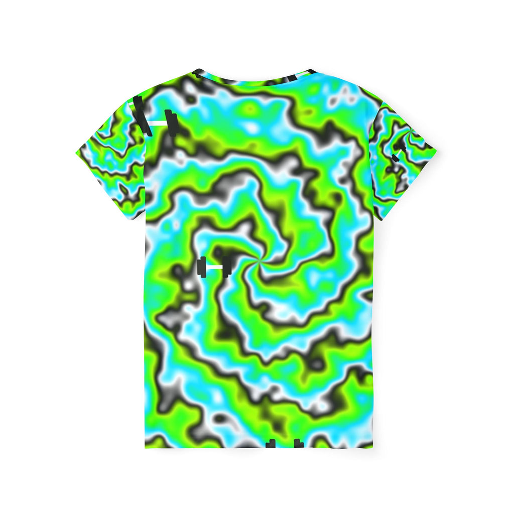 Training & Gym Lime Riot Tie-Dye Spin Women's Sports Jersey