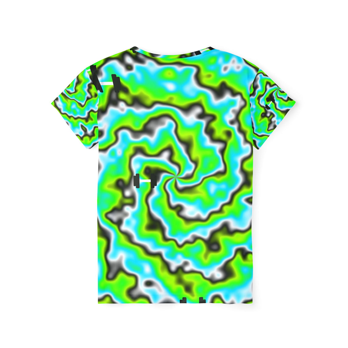 Training & Gym Lime Riot Tie-Dye Spin Women's Sports Jersey