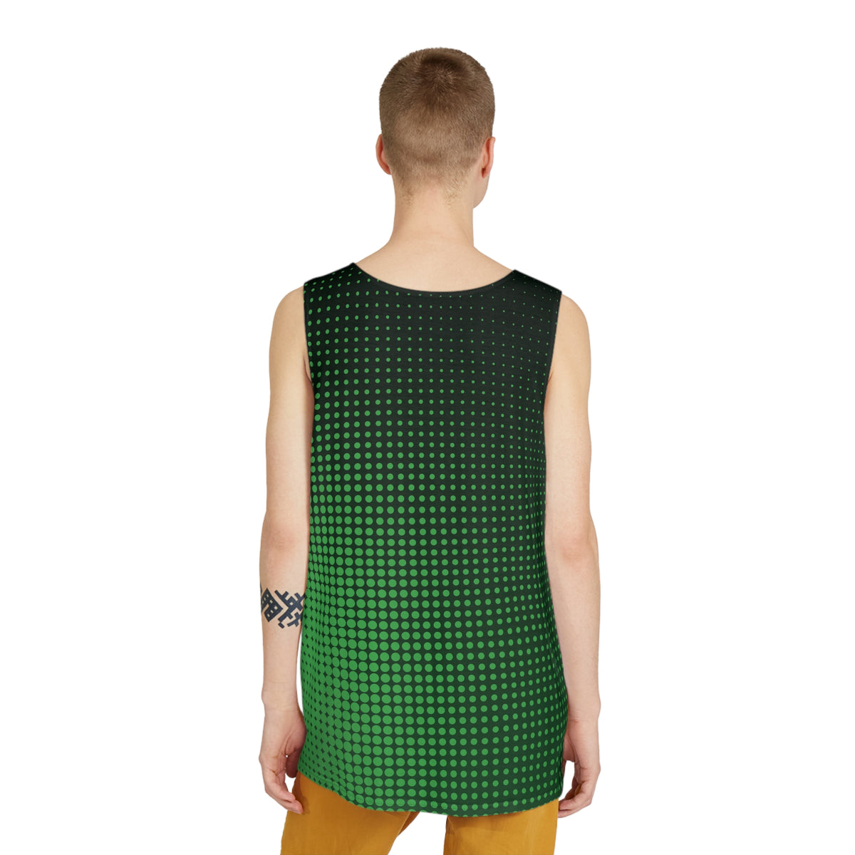 Jungle Halftone Men's Athletic Tank