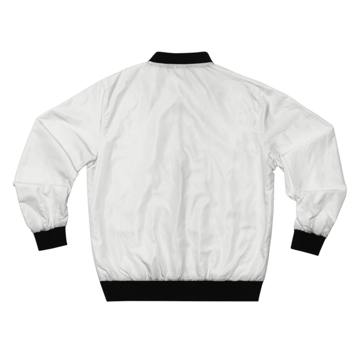 Men's Try Again Tomorrow Bomber Jacket – White Motivational Gym Jacket