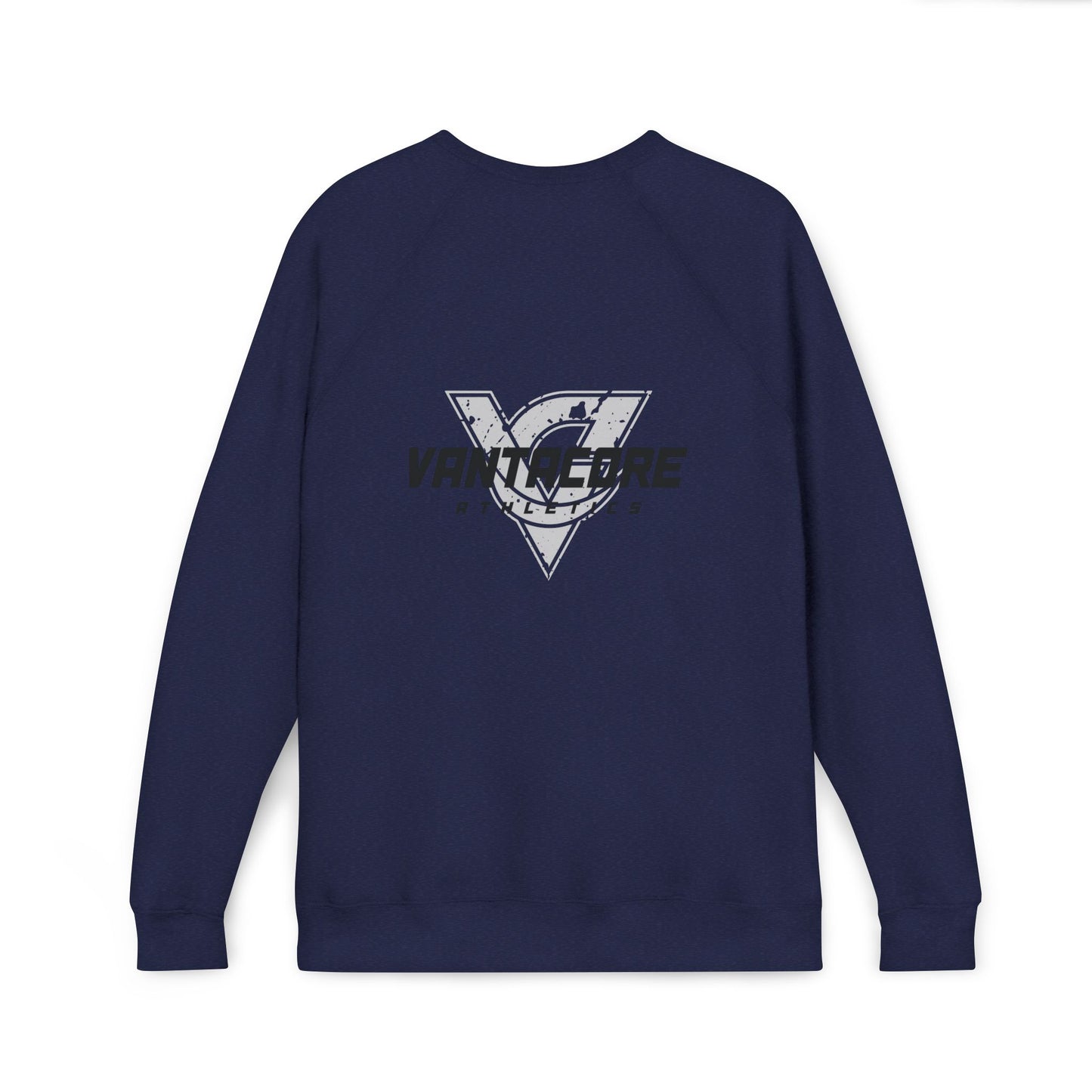 Motivational Raglan Sweatshirt — "Show Up. Work Hard. Repeat." Crewneck
