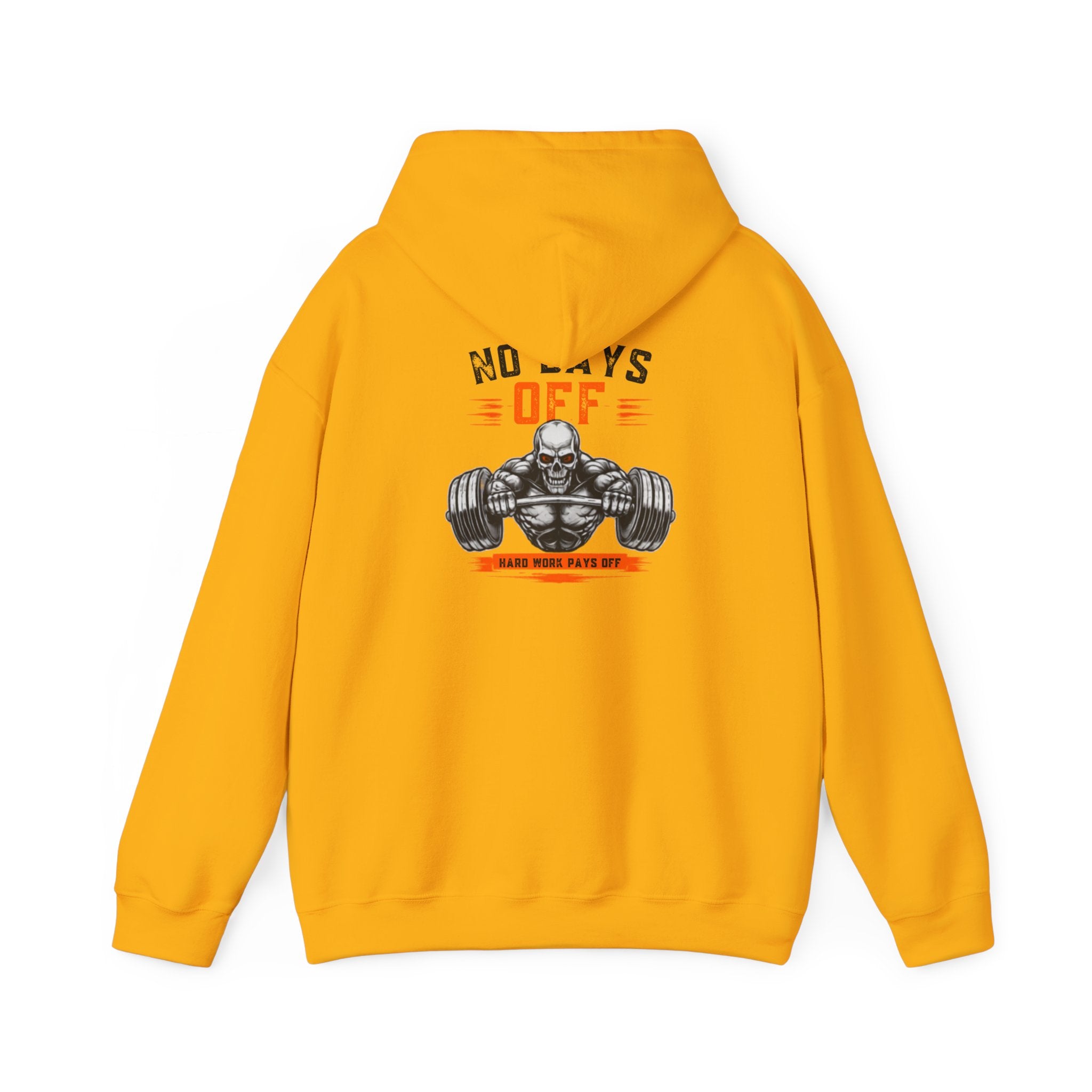 No Days Off | Heavy Hooded Sweatshirt