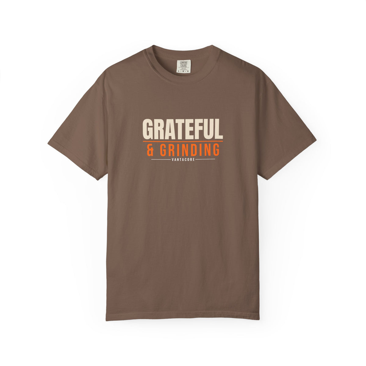 Grateful & Grinding | Women's Garment-Dyed Graphic Tee