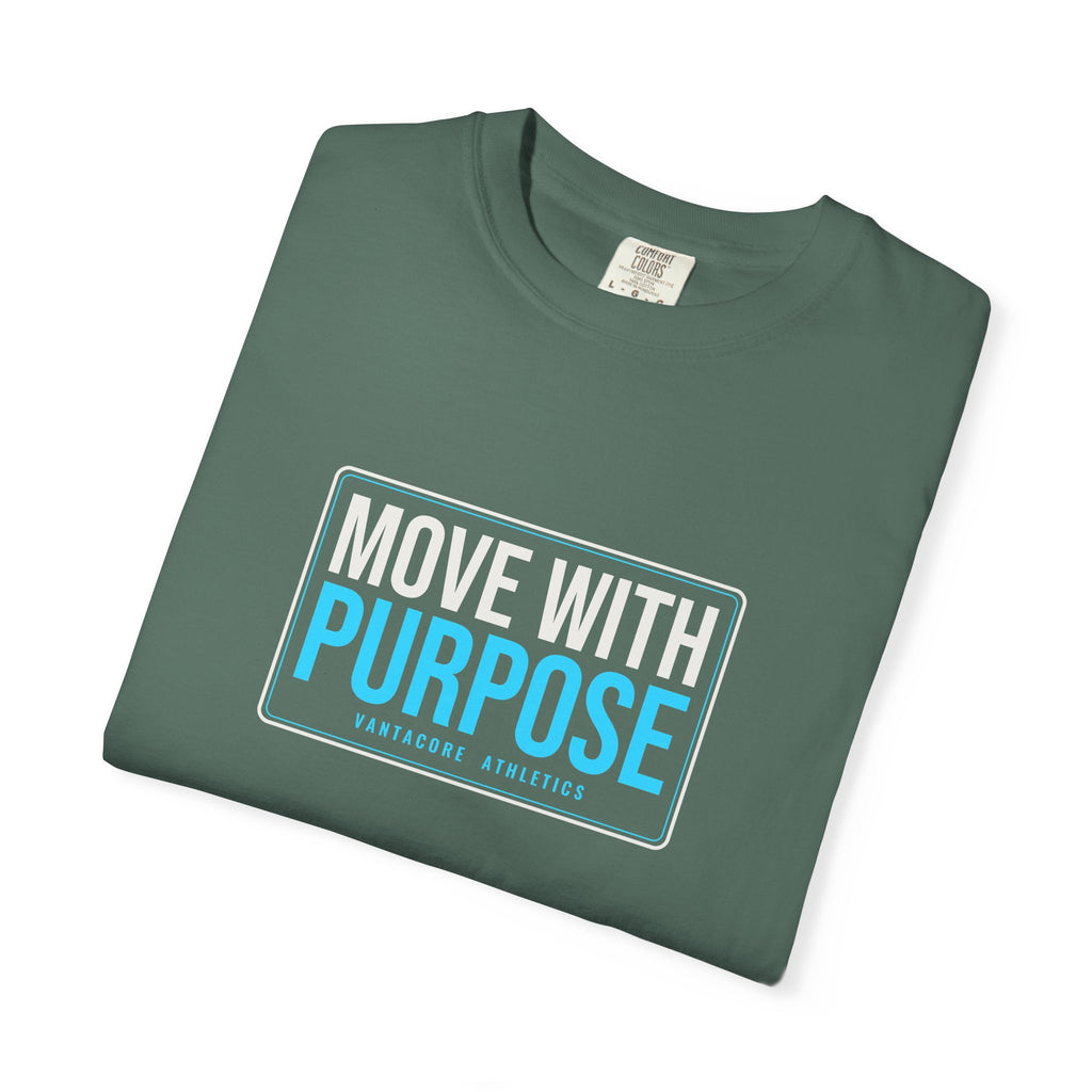 Move With Purpose | Women's Garment-Dyed Graphic Tee