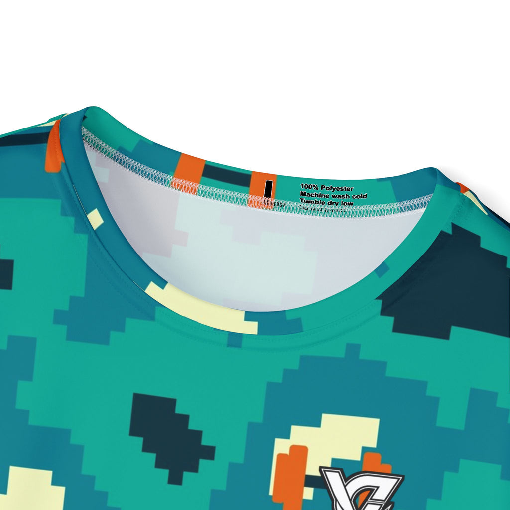 Training & Gym Peacock Pixel Camo Men's Sports Jersey