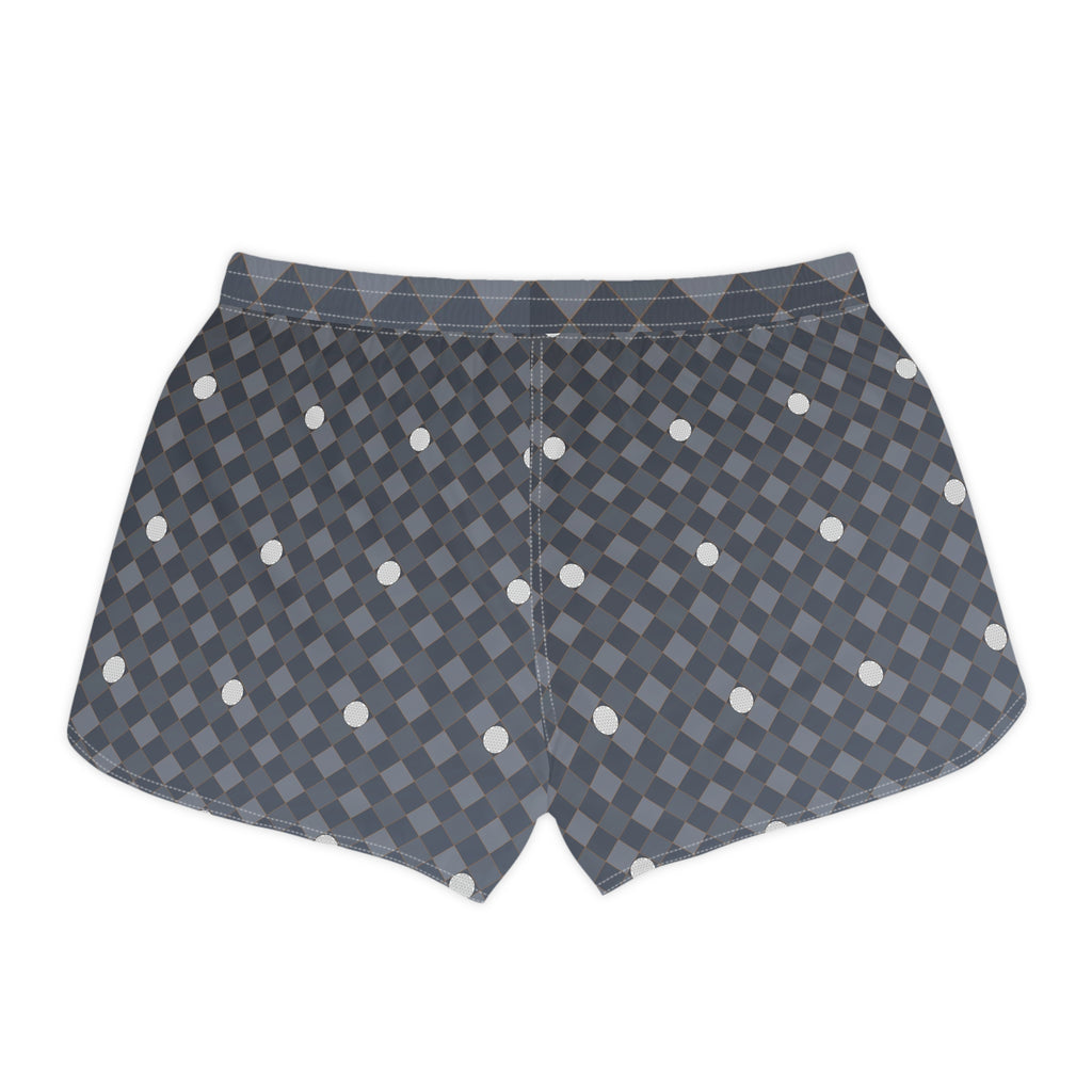 Golf Slate Storm Dimple Links Women's Athletic Shorts with Pockets