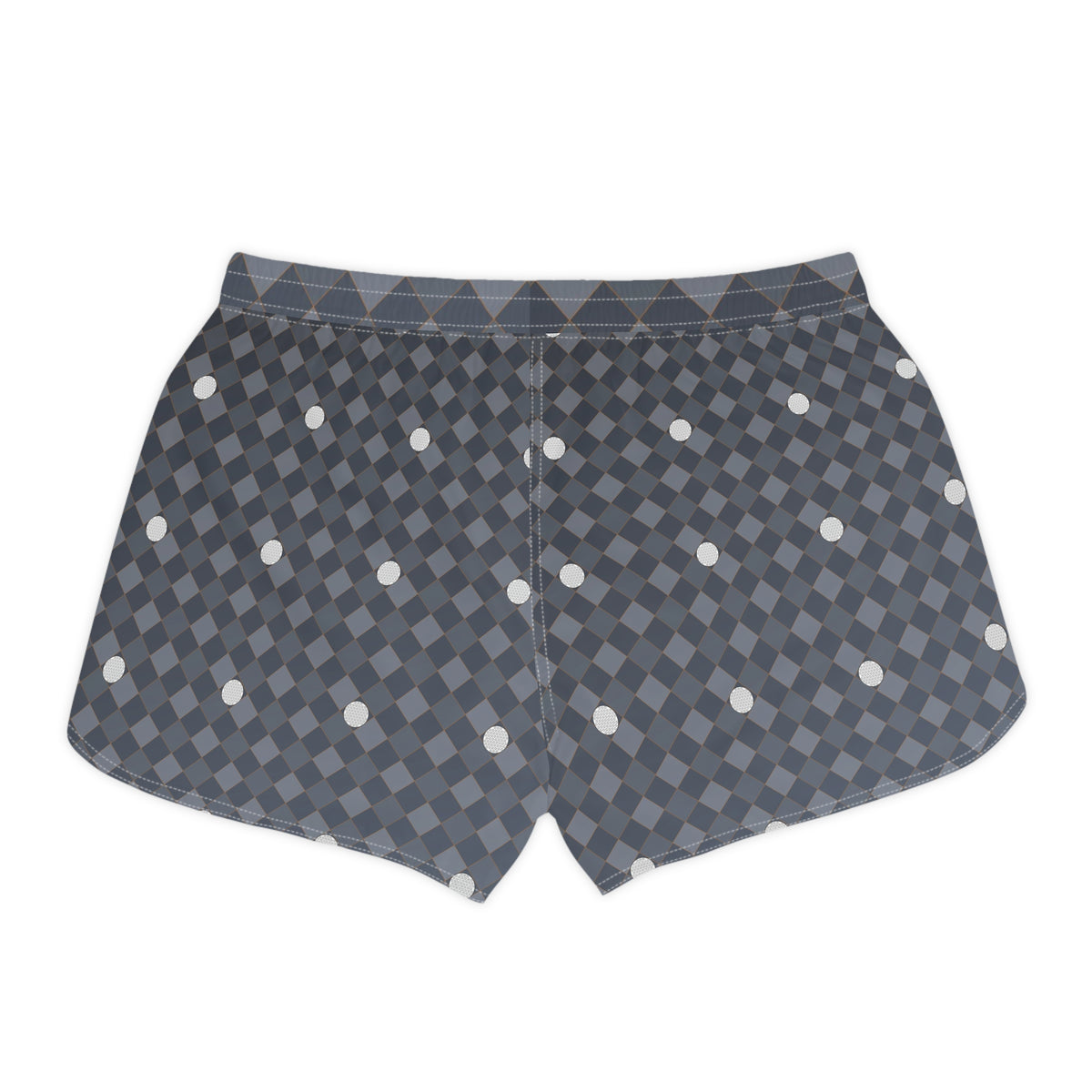 Golf Slate Storm Dimple Links Women's Athletic Shorts with Pockets