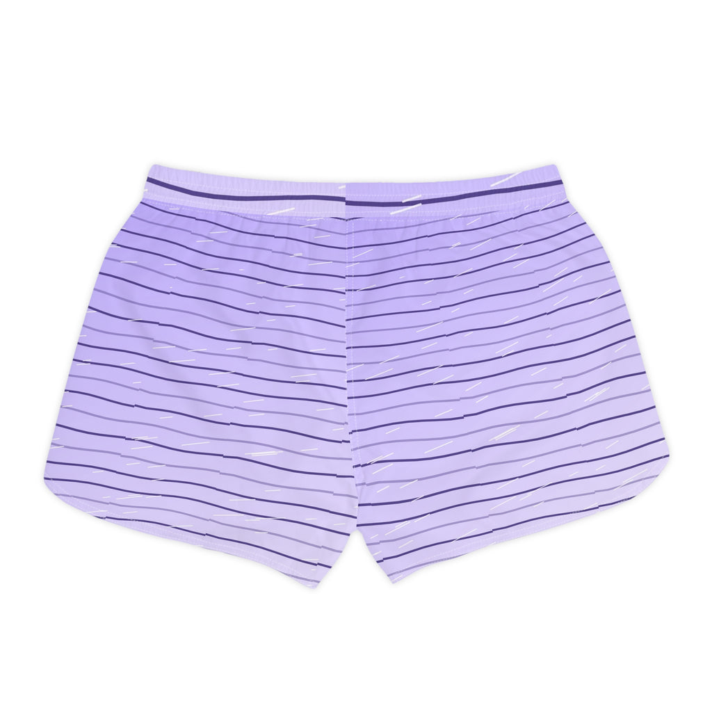 Running Lavender Mist Pace Lanes Women's Athletic Shorts with Pockets