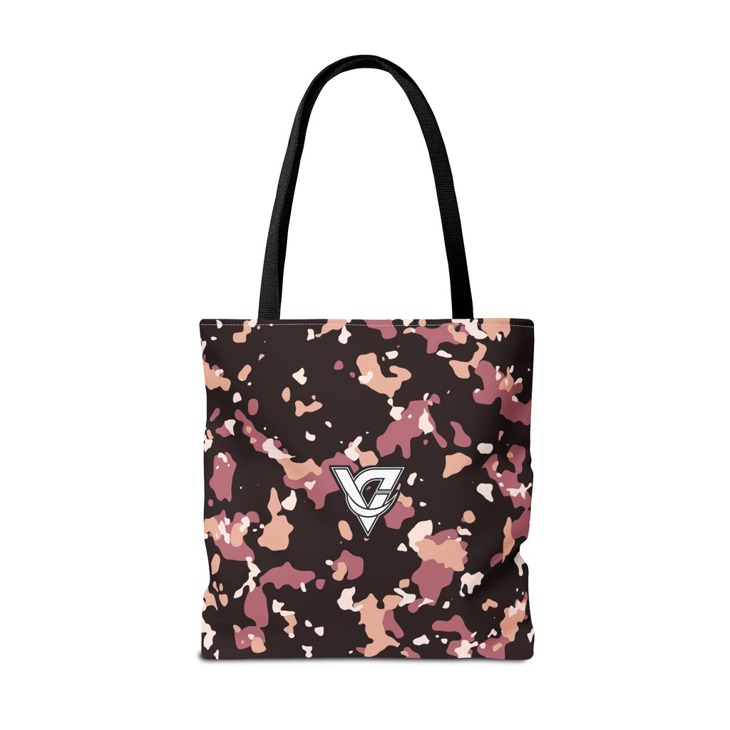 Rose Gold Splatter Tote Bag — All-Over Print Gym & Everyday Tote
