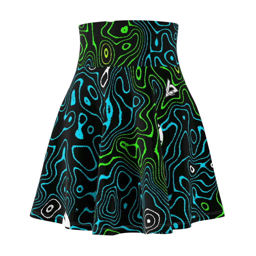 Soccer Lime Riot Topo Trail Women's Athletic Skater Skirt