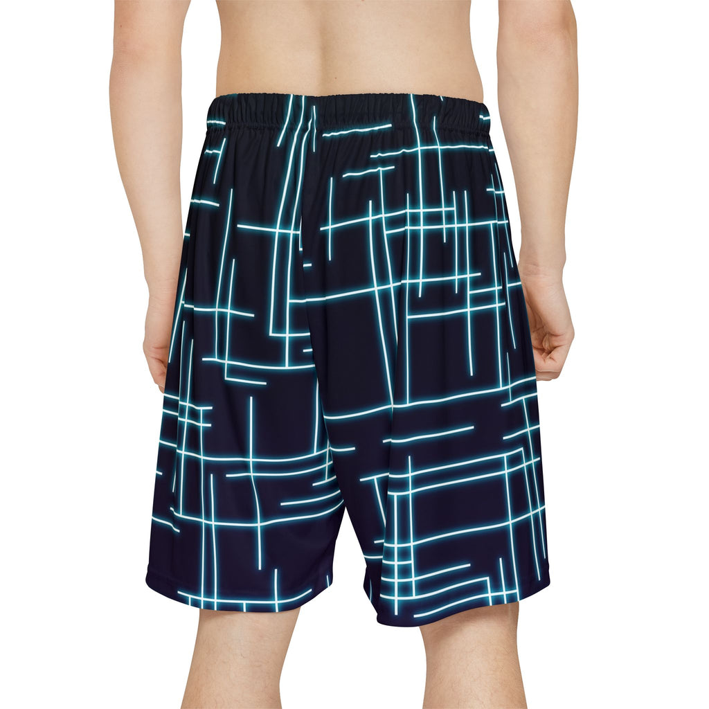 Men's Neon Circuit Athletic Sports Shorts