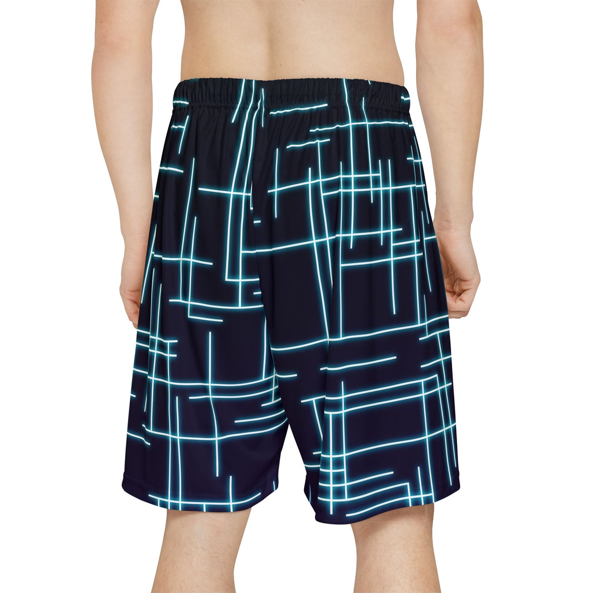 Men's Neon Circuit Athletic Sports Shorts
