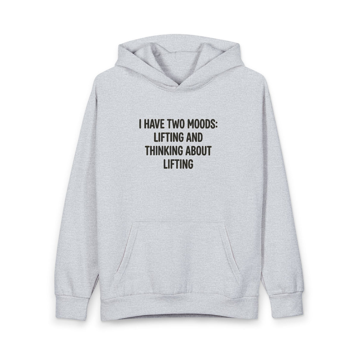 Hoodie “I Have Two Moods: Lifting and Thinking About by Vantacore Athletics, view 3