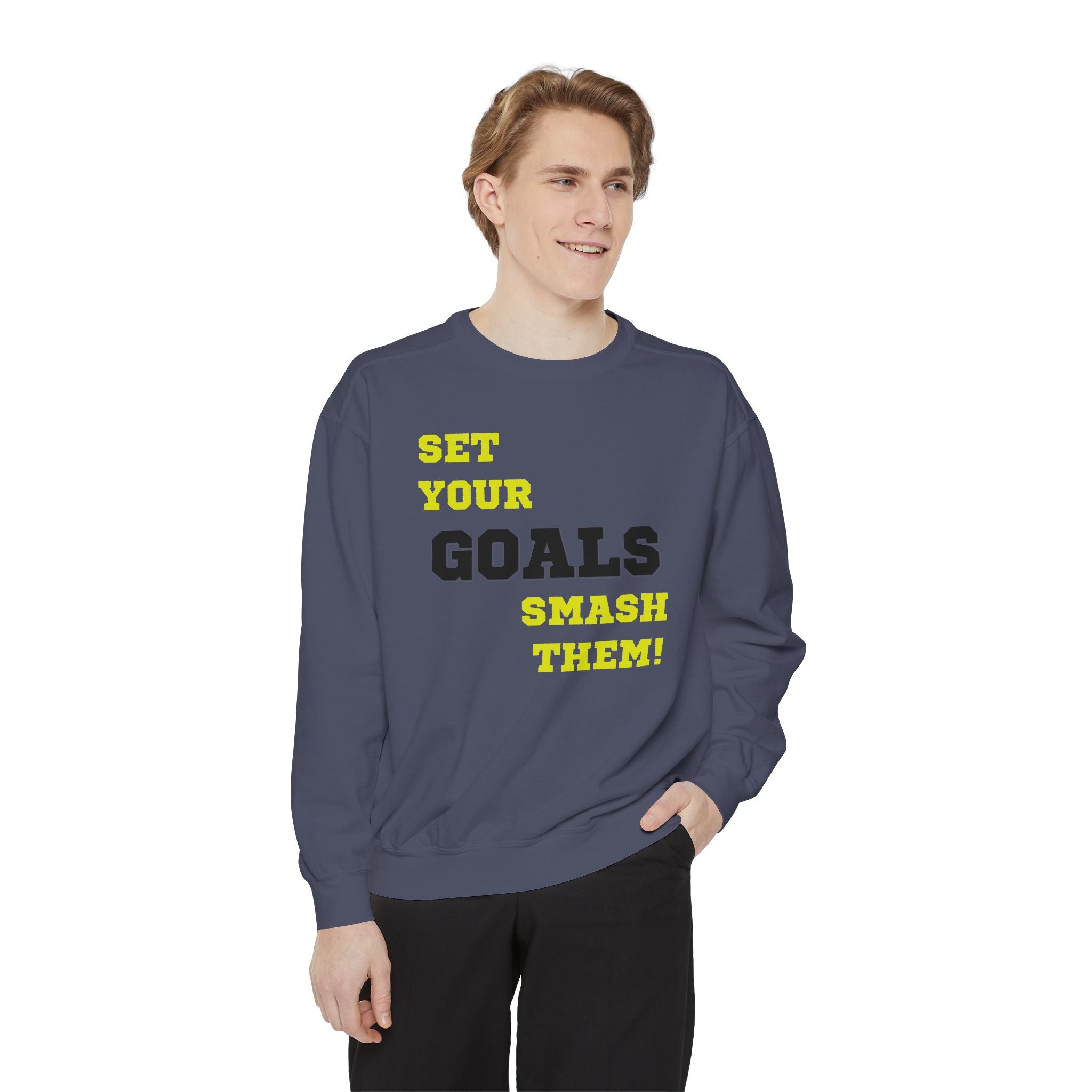 Set Goals | Motivational Crewneck Sweatshirt