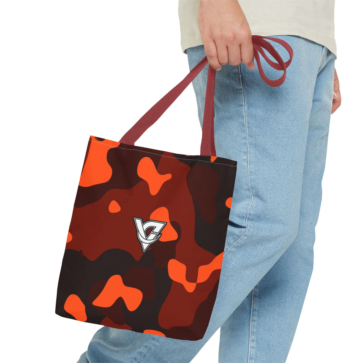 Ember Camo Tote Bag — All-Over Print Gym & Everyday Tote