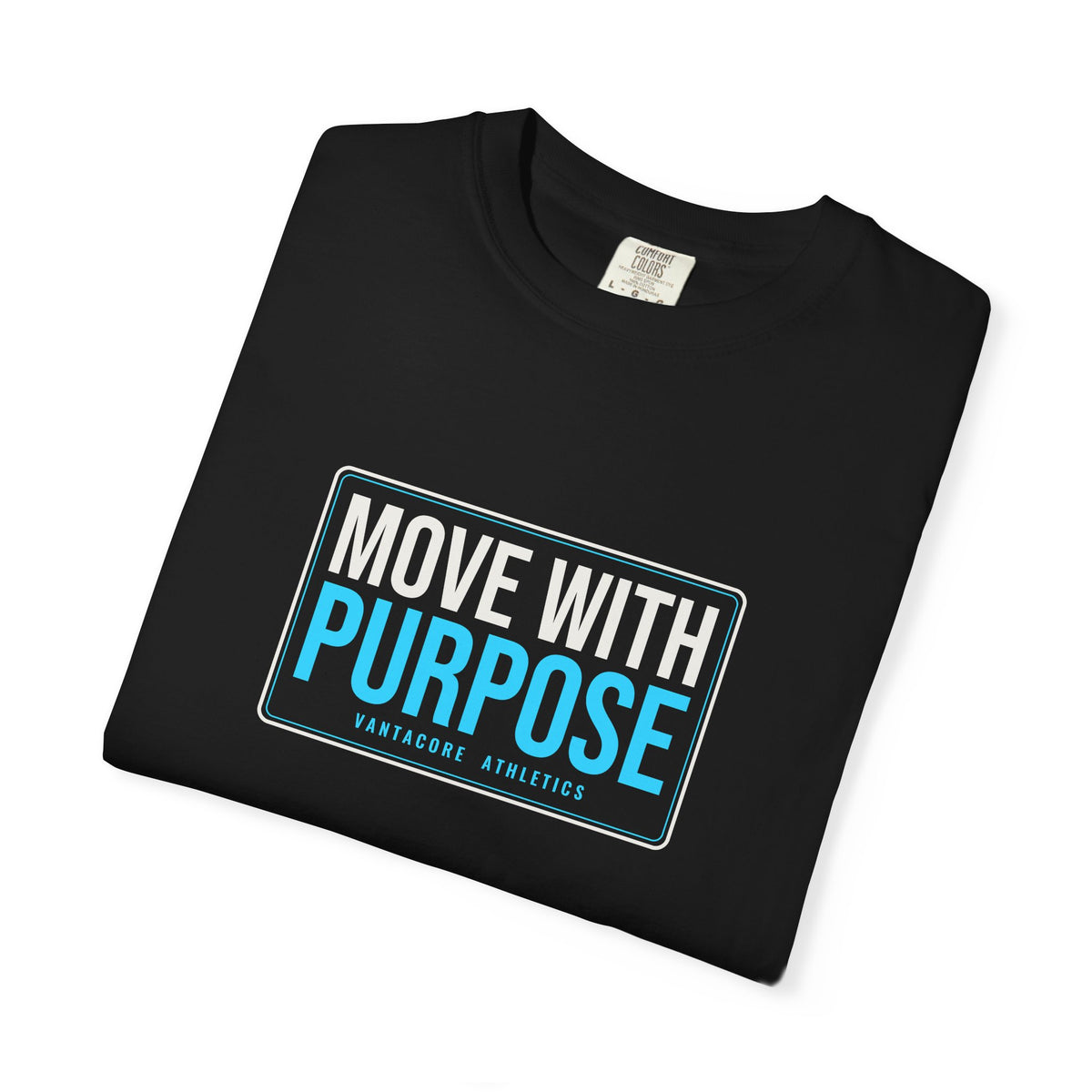 Move With Purpose | Women's Garment-Dyed Graphic Tee