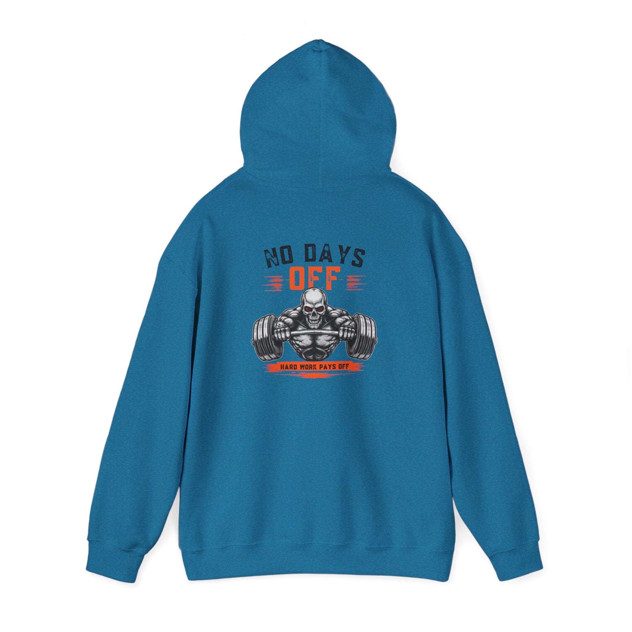 No Days Off | Heavy Hooded Sweatshirt
