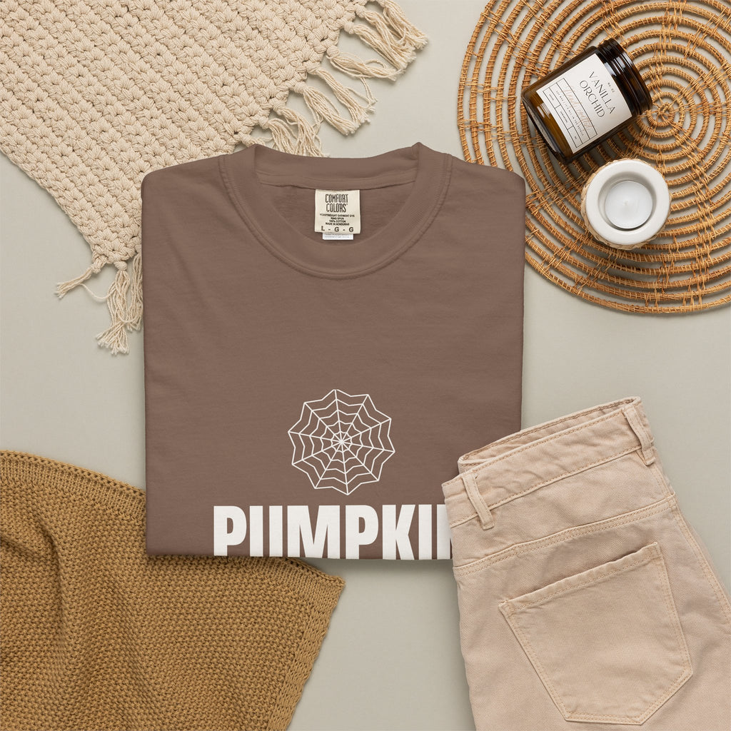 Pumpkin Queen | Women's Halloween Garment-Dyed Graphic Tee