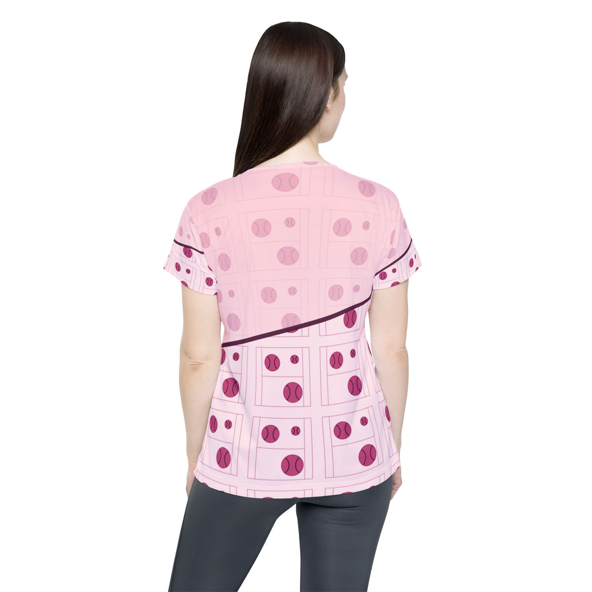 Tennis Blush Rose Baseline Seam Women's Sports Jersey