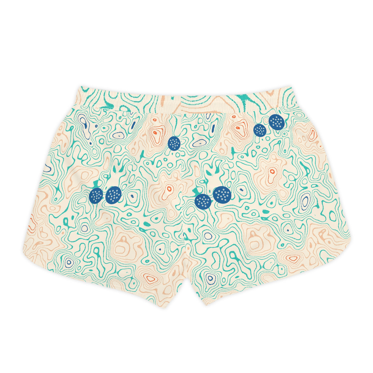 Golf Papaya Splash Topo Trail Women's Athletic Shorts with Pockets