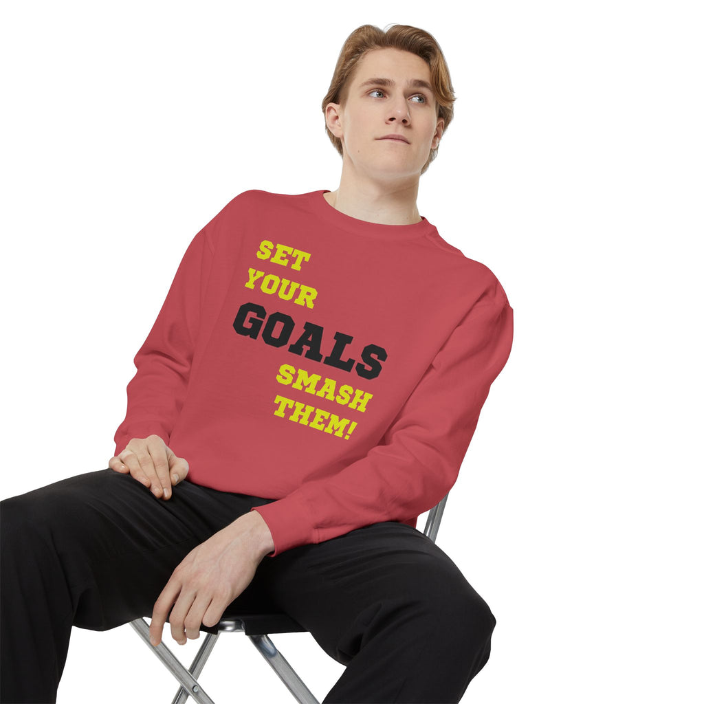 Set Goals | Motivational Crewneck Sweatshirt